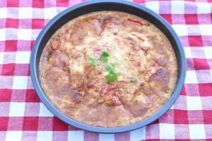 Æggekage i airfryer - nem omelet opskrift