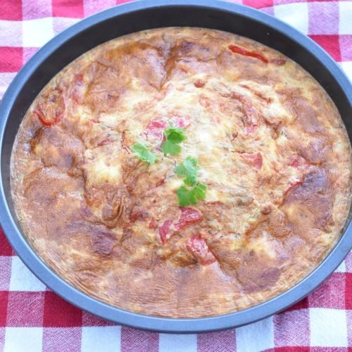 Æggekage i airfryer - nem omelet opskrift