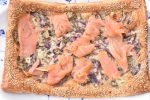 Butterdejstærte med laks - nem opskrift