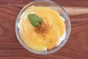 Cheesecake med hvid chokolade & lemon curd