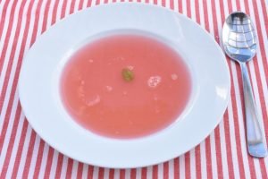 Rabarbersuppe opskrift - kold rabarbersuppe