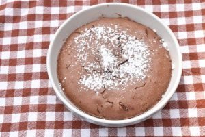 Brownie i airfryer - nem kage med Nutella
