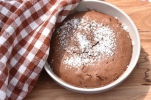Brownie i airfryer - nem kage med Nutella
