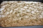 Koldhævet foccacia brød i bradepande - nemt