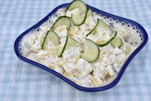 Bearnaise kartoffelsalat med estragon dressing