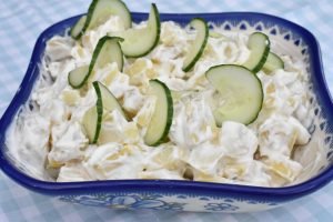 Bearnaise kartoffelsalat med estragon dressing