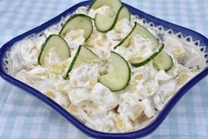 Bearnaise kartoffelsalat med estragon dressing