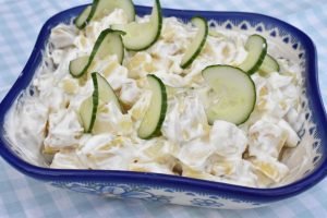 Bearnaise kartoffelsalat med estragon dressing