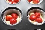 Lækre muffins med jordbær - nem opskrift
