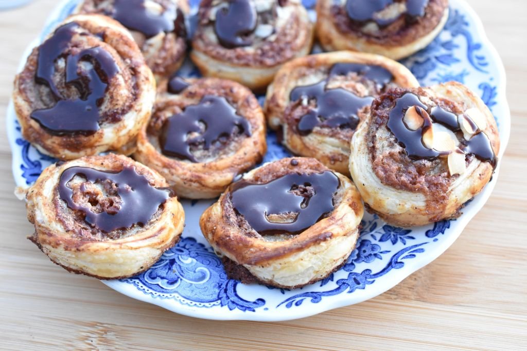 Kanelsnegle med færdig butterdej - nemme