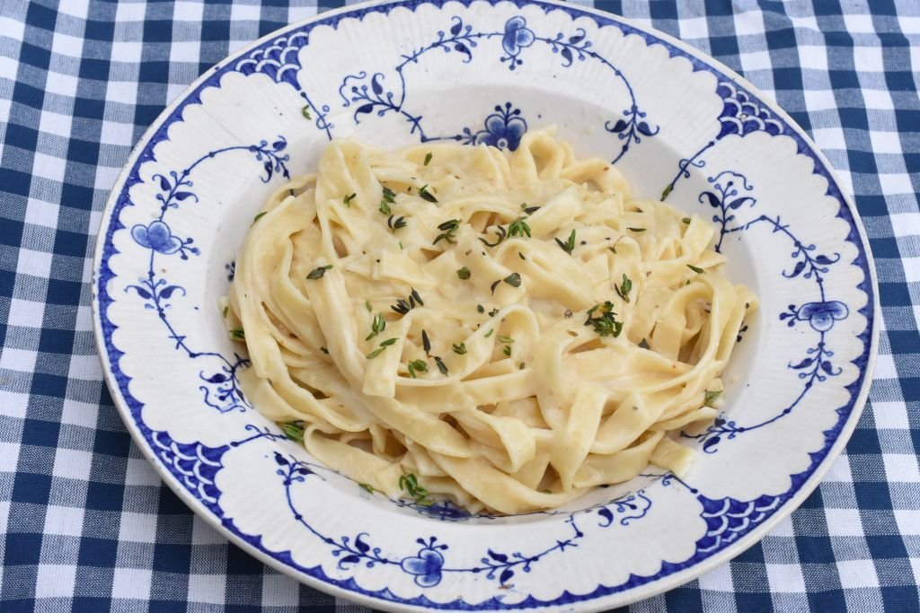 Pasta Alfredo - nem cremet pastaret med fløde
