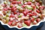Glutenfri rabarberkage med mandelmel - nem