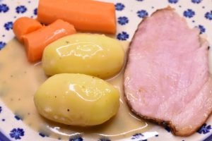Hamburgerryg i airfryer - saftig & glaseret