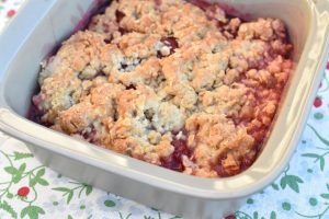 Blomme crumble - nem kage i ovn el. airfryer