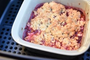 Blomme crumble - nem kage i ovn el. airfryer
