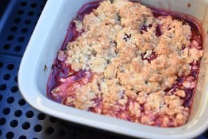 Blomme crumble - nem kage i ovn el. airfryer