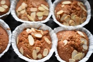 Blommemuffins opskrift - muffins med blommer