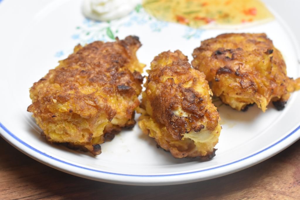 Kylling med cornflakes - crispy kyllingenuggets