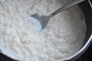 Risengrød i airfryer - grød til risalamande