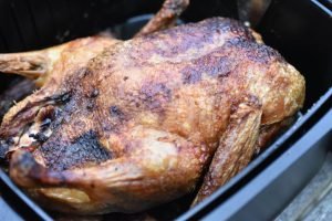Hel and i airfryer - saftig sprød andesteg