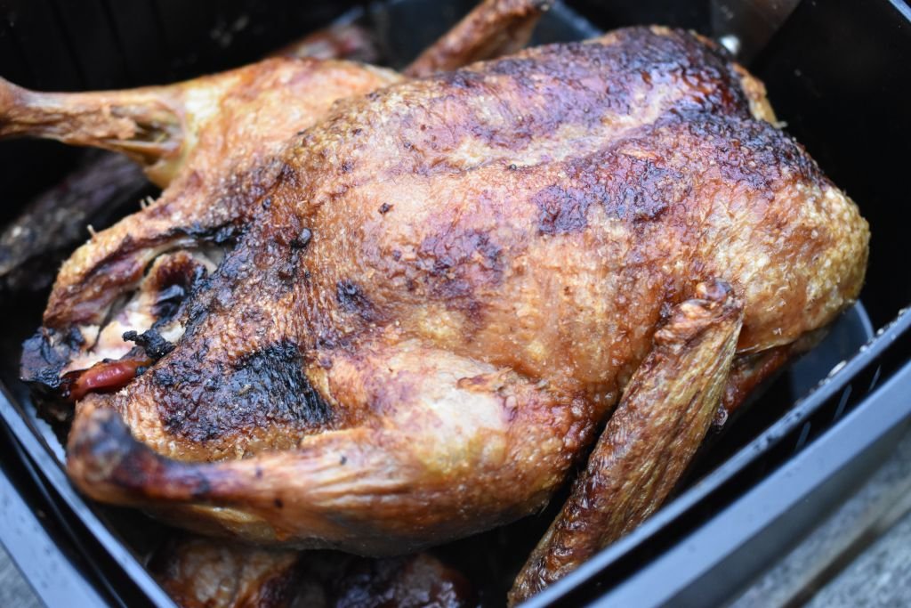 Hel and i airfryer - saftig sprød andesteg