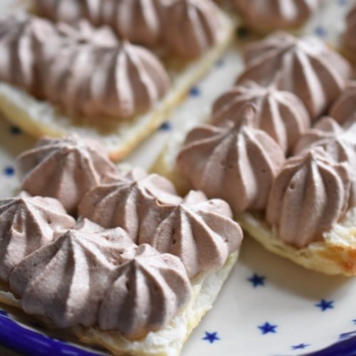 Flødeskum med Nutella til kager - mousse skum