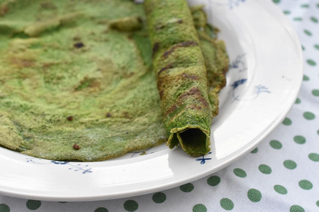 Spinatpandekager uden mel - spinatwraps