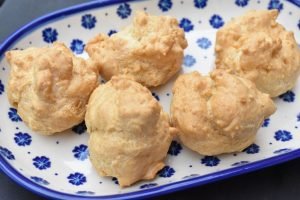 Vandbakkelse i airfryer med fyld - opskrift
