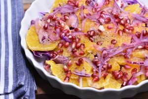 Appelsinsalat - nem opskrift på appelsin salat