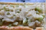 Butterdejssnitter med rabarber og marcipan - nem opskrift