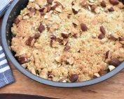 Rabarber crumble i airfryer - opskrift