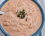 Haydari opskrift - peberfrugtcreme dip med feta