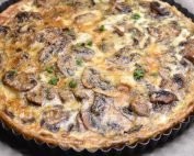 Champignontærte - nem opskrift på tærte med champignon