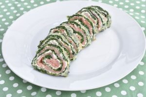 Lakseroulade med spinat - opskrift på spinatroulade med laks