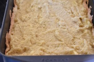 Frangipane tærte med rabarber - rabarbertærte med mandelcreme