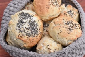 Brusebadsboller - opskrift på nemme morgenboller 