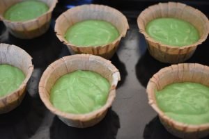 Giftkage muffins - nem opskrift på grønne muffins