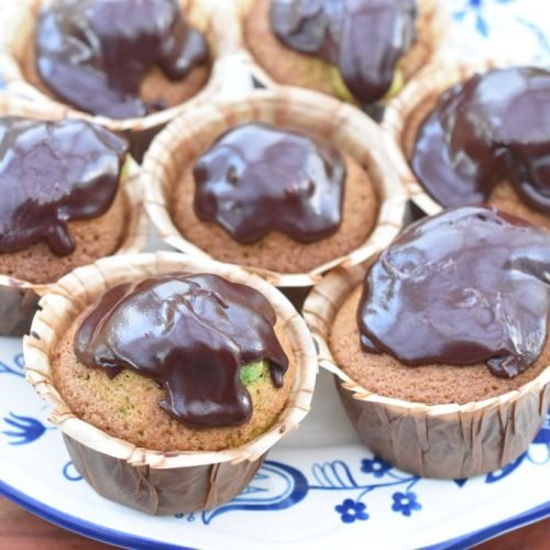 Giftkage muffins - nem opskrift på grønne muffins