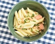 Pasta med laks - cremet pasta med fløde og laks