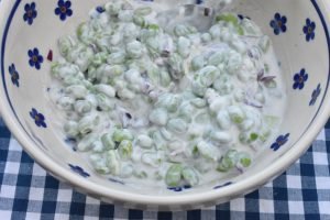 Salat med edamamebønner - nem opskrift med edamame bønner