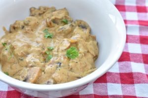Champignon a la creme opskrift - flødestuvet champignon