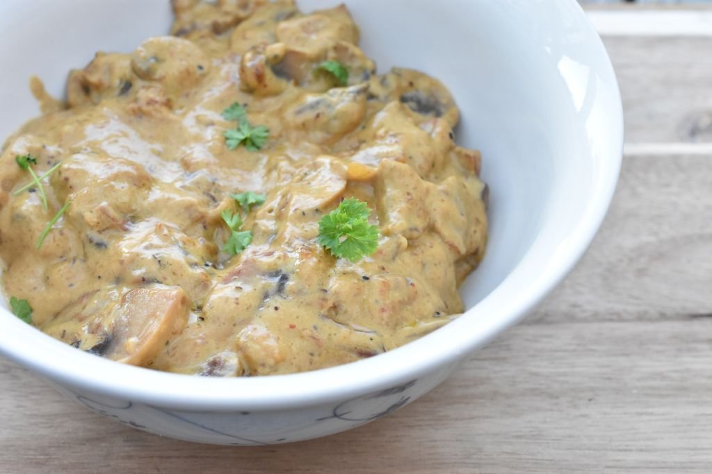 Champignon a la creme opskrift - flødestuvet champignon