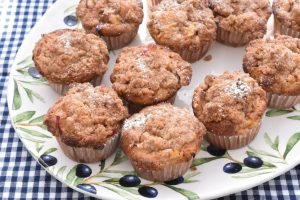 Æblemuffins med crumble - æblecrumble cupcakes