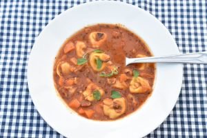 Tortellini suppe med bacon og fløde - one pot