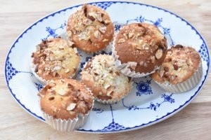Daim muffins - nem muffin opskrift med Daim chokolade