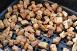 Kanelcroutoner - ristede brød croutoner med kanel sukker
