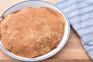Pandekager med hytteost og havregryn - proteinpandekager 