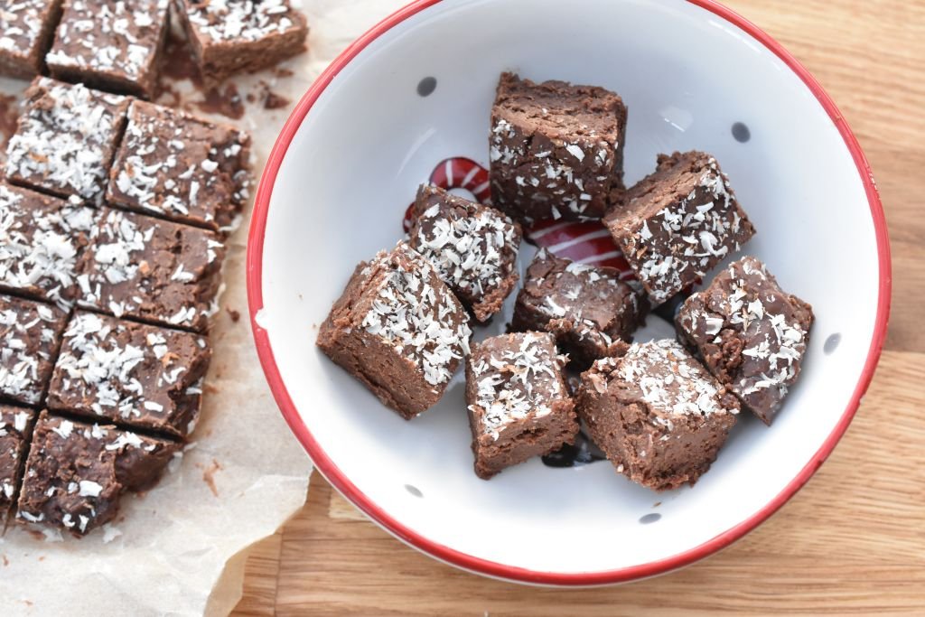 Chokolade fudge med kondenseret mælk - meget nem opskrift