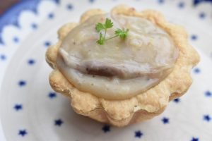 Tarteletter med and - tarteletfyld med rester af andesteg