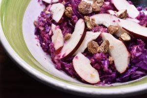 Æblesalat - nem opskrift på salat med æbler & dressing